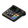 Studio controller RØDE Caster Duo Black — 2 combo XLR/TRS, 2 TRS line outs, 48 kHz, 24-bit, touchscreen, Wi‑Fi, Bluetooth