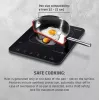 Caso ProSlim 2000 2236 Mobile single induction hob, Glass, Sensor-touch, Black