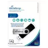 MEDIARANGE MR931-2 - 16 GB - USB Type-A / Micro-USB - 2.0 - 15 MB/s - swivel ring - Silver - Black