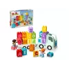 Construction toy LEGO DUPLO 10421 ABC Truck, 36 pieces, 2 minifigures, for ages 2+, dimensions 110×140×70 mm