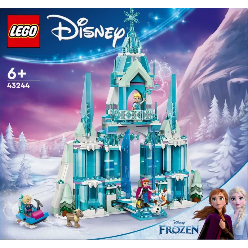 Construction toy LEGO Disney Princess Elsa's Winter Palace 43244 — building set for imaginative play