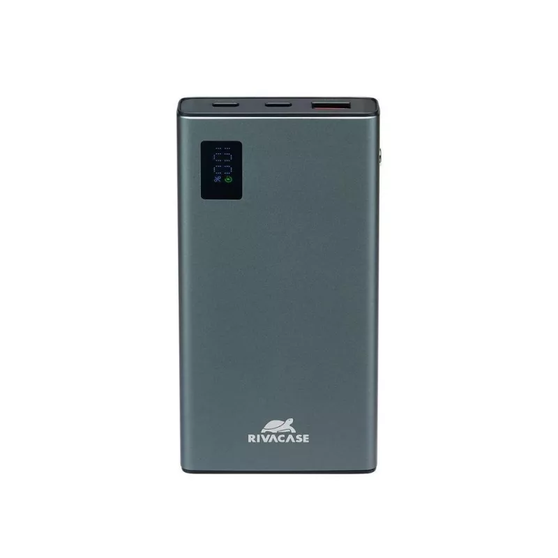 Power bank Rivacase VA1021 10000mAh, dual USB outputs, LED indicators, compact portable charger
