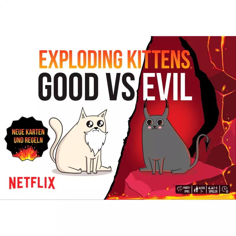 Exploding Kittens - Good vs. Evil, Card Game