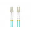 Fibre optic cable LANBERG FO-LULU-MD31-0030-TQ, OM3, LC–LC, 3 m, aqua