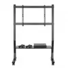 Mobile TV stand ART STO SD-22 for 45–90 inch screens, VESA 100×100–800×400, load 60 kg, steel, castor wheels