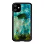 Smartphone case iKins for iPhone 11 — Black Camille design, protective cover