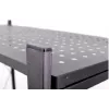 Garden tool storage rack Top e shop Rack FS004 — freestanding galvanized steel, 720×340×1270 mm, 50 kg capacity