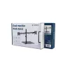 Monitor desk mount Gembird MS-D2ST-01 for 2 displays, up to 32 inch, VESA 75x75–100x100, max load 18 kg, black