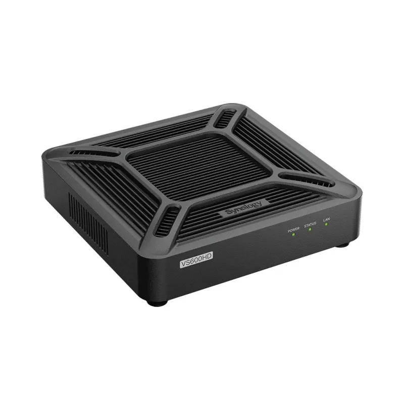 Network surveillance server Synology VS600HD, Gigabit Ethernet, 600 fps, 4K (3840×2160), 2×HDMI, 2×USB-A, audio I/O