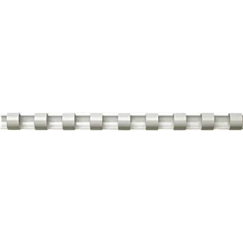 Fellowes - 12 mm - 21 rings - A4 (210 x 297 mm) - 80 Sheets - White - 100 pc(s). Plastic Binding Comb - for Fellowes Galaxy 500, Orion 500, Pulsar+ 300, Quasar+ 500, Star 150,