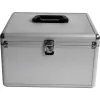 MEDIARANGE BOX76 - Enclosurebox - 300 Disks - Silver - Fleece - Plastic - Wood - 120 mm - Aluminium