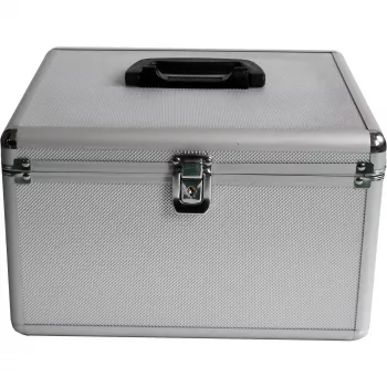 MEDIARANGE BOX76 - Enclosurebox - 300 Disks - Silver - Fleece - Plastic - Wood - 120 mm - Aluminium