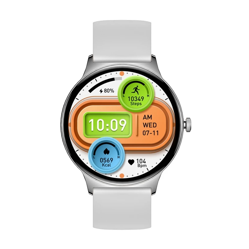 Smartwatch Colmi V89 Silver with Bluetooth and Heart Rate Monitor