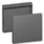 Electrical enclosure side panel Rittal 8660.041 stainless steel 400mm depth 200mm height