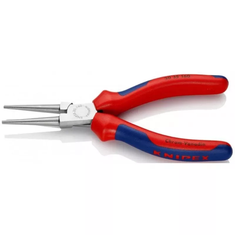 KNIPEX 30 35 160 - Needle-nose pliers - 2.5 mm - 4.1 cm - Steel - Blue/red - 16 cm