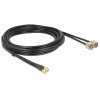 Coaxial Cable DeLOCK 89467 RG-58 5m 2xN plug 2xSMA plug Black