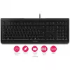 CHERRY KC 1000 keyboard Office USB QWERTY Spanish Black