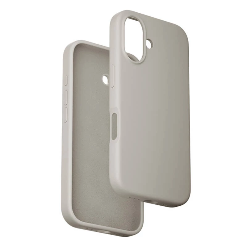 Protective MagSafe Case Vention KUHM0-10 for iPhone 16 — Grey, MagSafe-compatible, slim protective cover