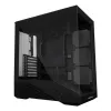 PC Case Lian Li Vector V100 Midi Tower — Black with Transparent Panel, supports 3×120mm side + 1×120mm rear fans, 3.5 inch HDD, 2.5 inch SSD, 235.5×446×484.6 mm