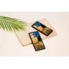 Protective phone case iKins for Samsung Galaxy Note 20, black “Cafe Terrace”