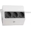 Brennenstuhl 1150070, 3 m, 3 AC-Outputs, Indoor, IP20, Anthracite, White, 16 A