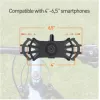 Bike phone holder Tellur BPH100 Black — handlebar mount for smartphones, adjustable grip