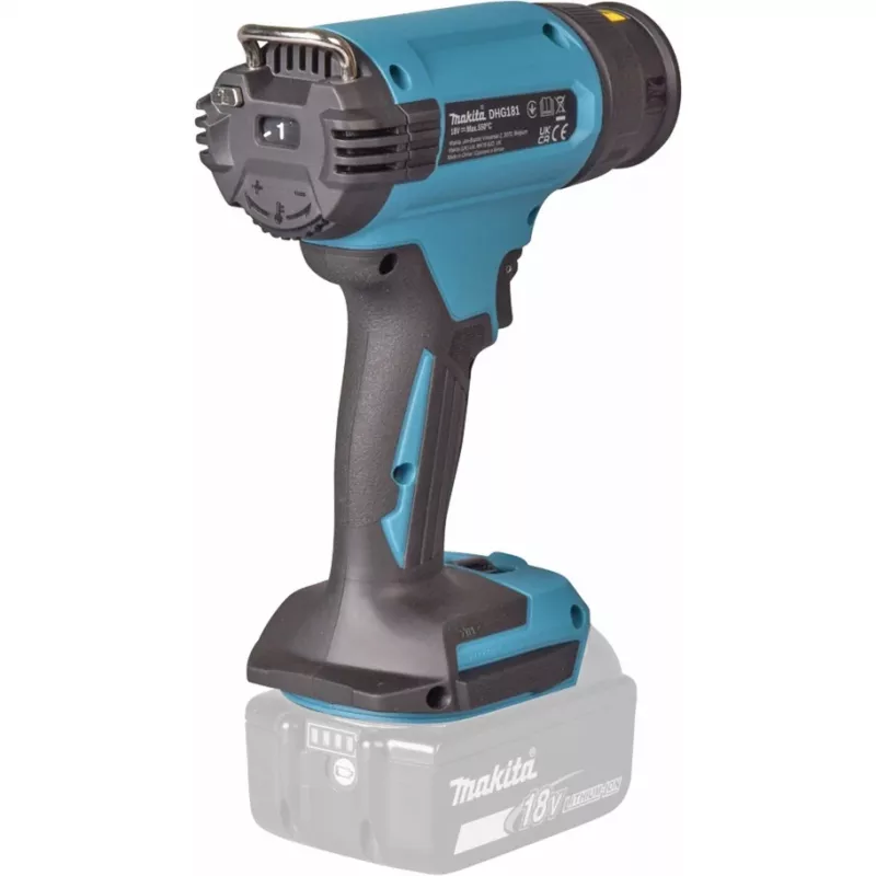 Makita DHG181ZK - Hot Air Blower - Cordless - 120 - 200 l/min - without Battery, without Charger - 18 V (DHG181ZK)