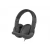 Wired binaural headset NATEC Rhea with boom microphone, 3.5mm connectors, 2.2 m cable, 32 Ω impedance