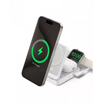 MagGo 3-in-1 15W foldable white EU