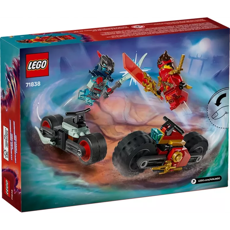 LEGO building set NINJAGO 71838 Kai's Motorcycle Speed Race — 79 pieces, 2 minifigures, ages 6+, dimensions 40×30×90 mm