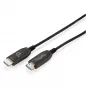DIGITUS HDMI AOC hybrid fiber optic cable UHD 8K 40 m