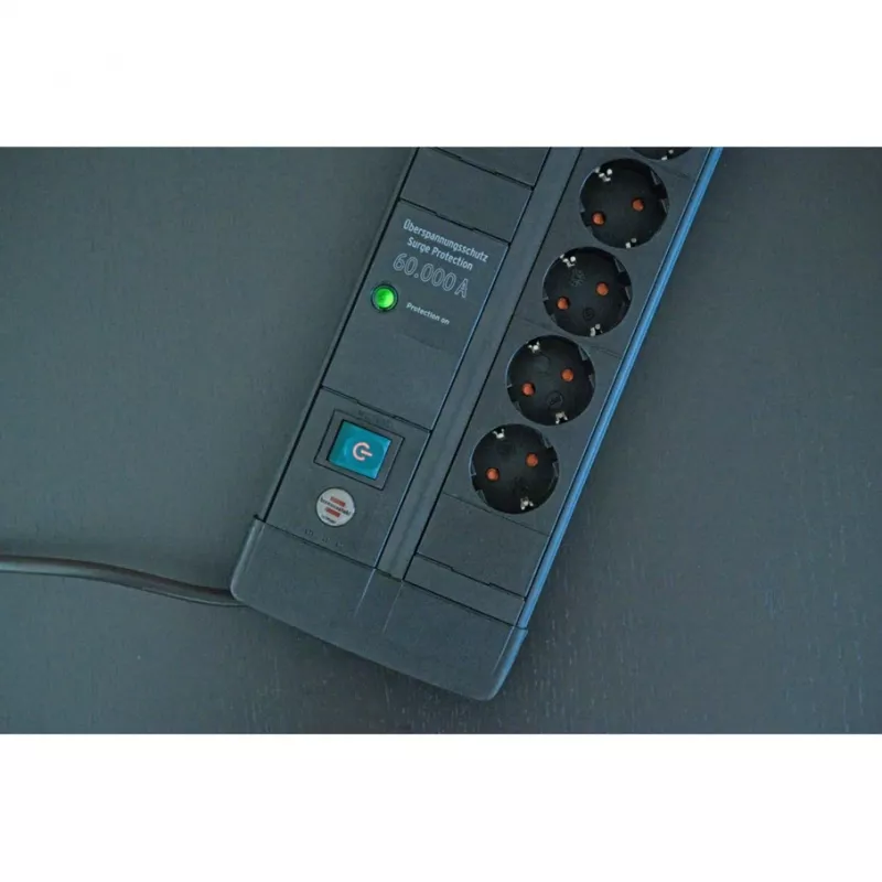 Power Extension Brennenstuhl 1256000678 3m 8 AC Outlets Indoor Black