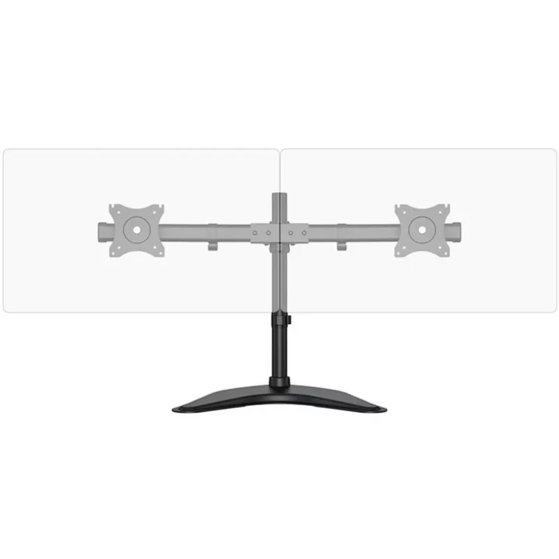 HAGOR HA FS - Mounting Kit (Holder for desk) - for 2 LCD-Displays - Black - Screen Size: 38-68 cm (15-27)