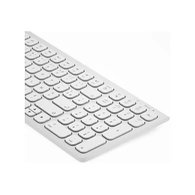 Alogic Echelon Compact USB-C BT Keyboard German+ Mouse White - Keyboard - USB Type C - Keyboard - USB Type C