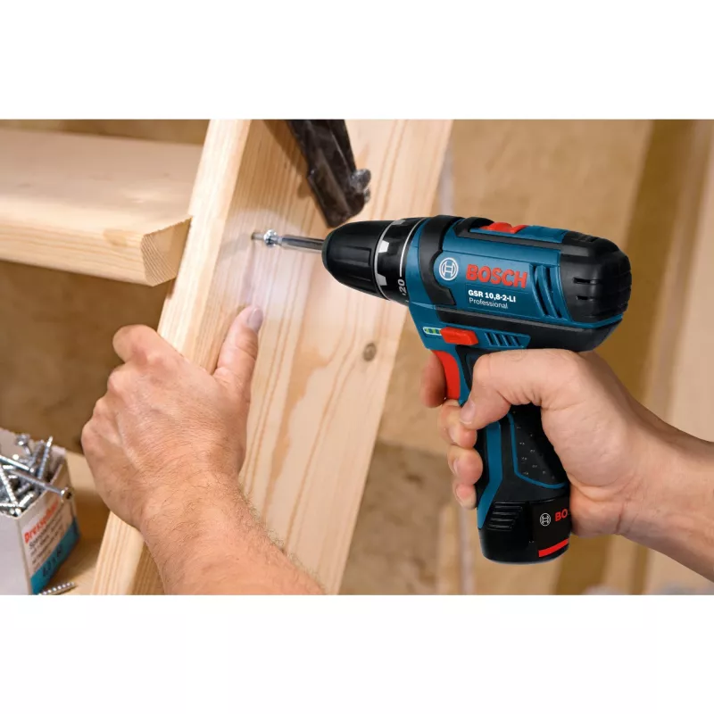 Bosch GSR 12V-15 Professional 650 g Black, Blue, Red, Silver