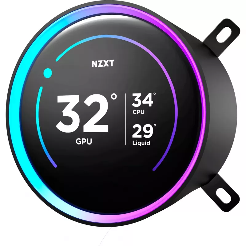 NZXT Kraken Elite 360 RGB Processor All-in-one liquid cooler 12 cm Black 1 pc(s)
