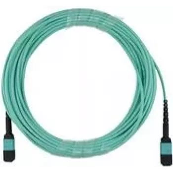 Fibre optic cable BlueOptics JE6E608QE8-NB020M-BO MTP OM4 20 m Green