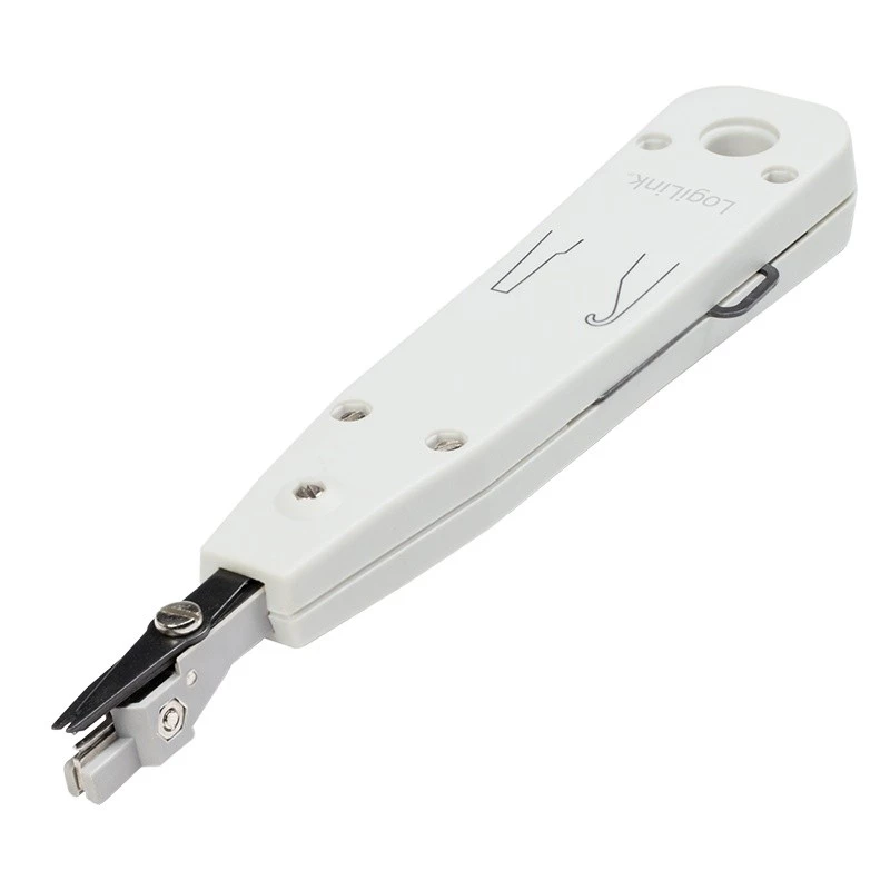 Cable crimper LOGILINK WZ0001A for RJ45/RJ11, built-in cutter and stripper, white