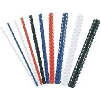 Fellowes - 10 mm - 21 rings - A4 (210 x 297 mm) - 55 Sheets - White - 100 pc(s). Plastic Binding Comb - for Fellowes Galaxy 500, Orion 500, Pulsar+ 300, Quasar+ 500, Star 150,