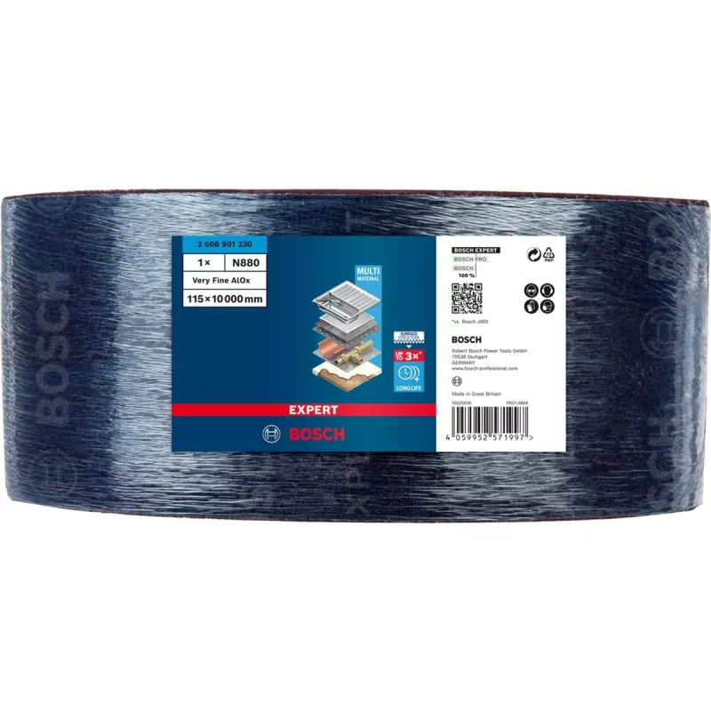 Bosch 2 608 901 230 manual sanding supply Abrasive roll Very fine grit 1 pc(s)