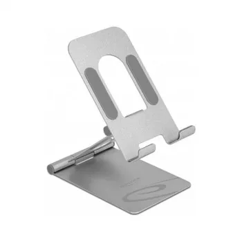 DeLOCK Smartphone Stand adjustable aluminium 122 g Mobile phone Passive holder Indoor