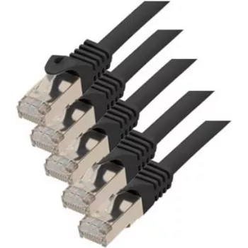 Networking Cable Black Cat7 S/FTP RJ45-RJ45 0.25m