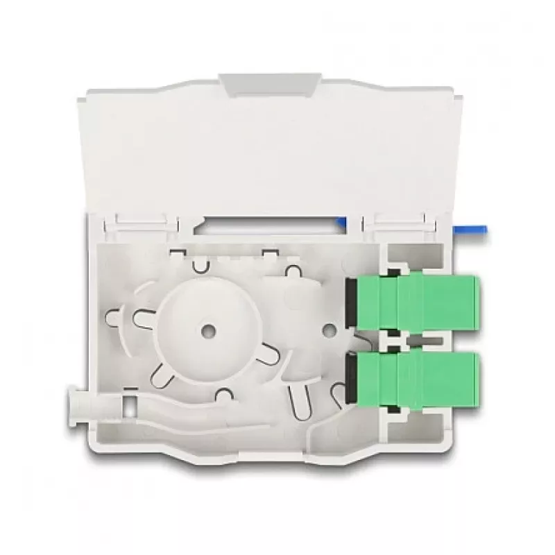 Optical Fiber Connection Box DeLOCK 85935 SC Simplex White
