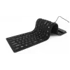Silicone keyboard USB+PS/2 black