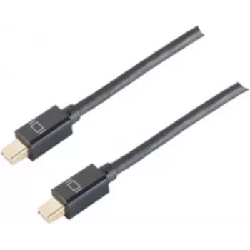 DisplayPort cable ShiverPeaks BS10-51035 2m Mini DisplayPort Black