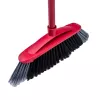 Indoor broom Vileda hard bristle, technopolymer handle, black, model 128762