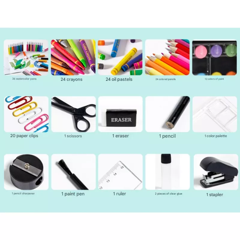 Extralink Art Set for Painting, 150-Piece Art Set