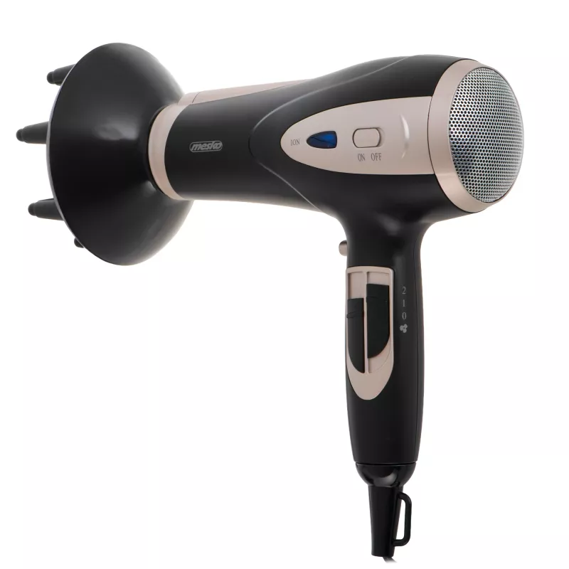Adler Mesko MS 2287 hair dryer 2400 W Black, Champagne