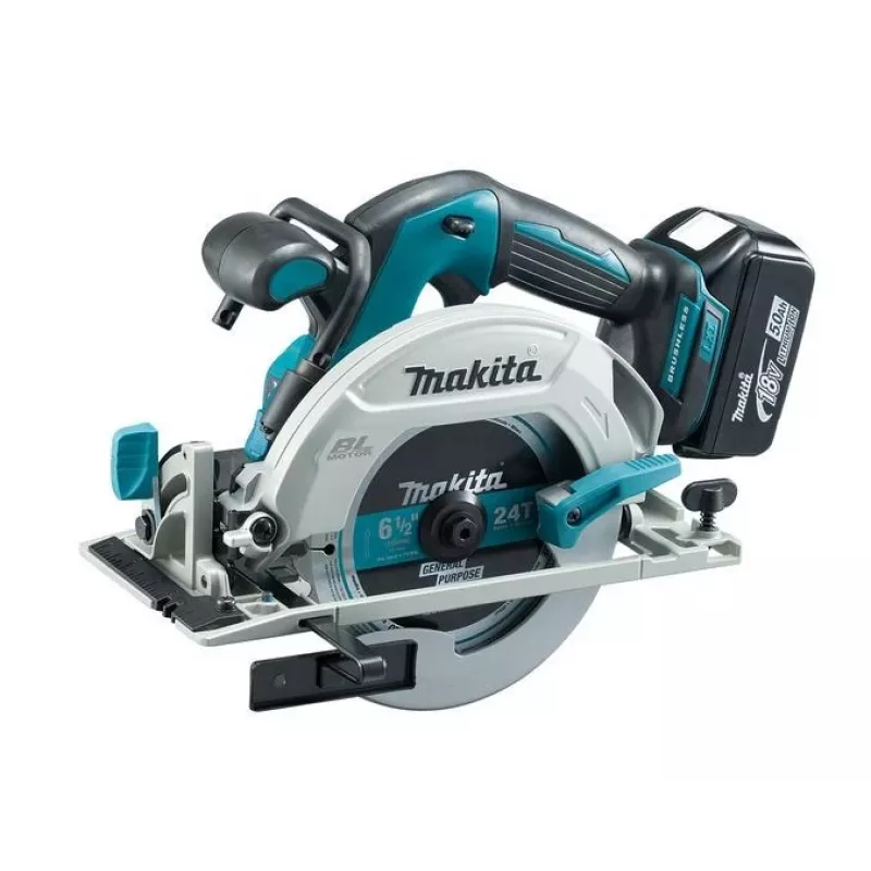Makita DHS680RTJ portable circular saw 16.5 cm Black, Grey, Turquoise 5000 RPM