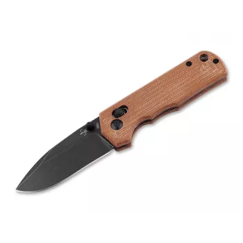 Folding knife BOKER MAGNUM Rockstub Brown Micarta 2.0 — 14C28N blade